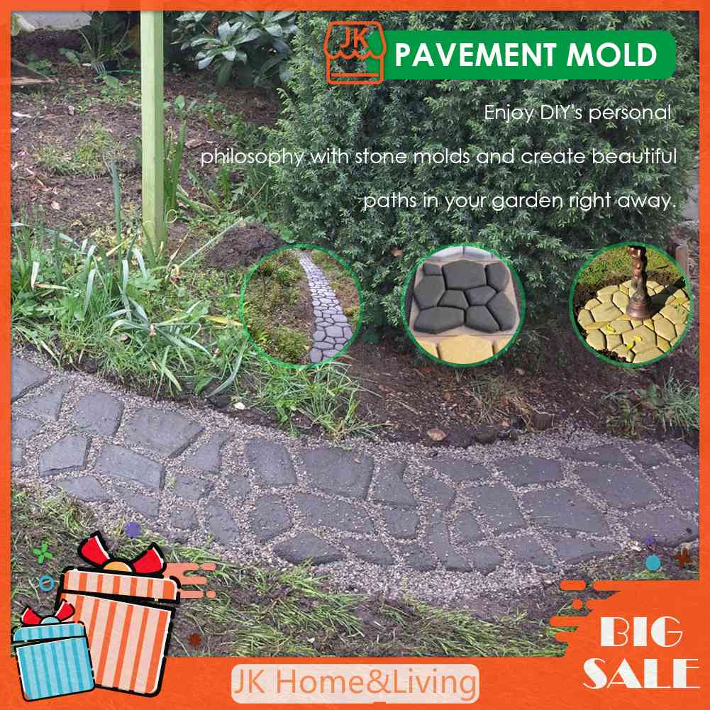 Khuôn Tạo Hình Gạch Lát Lối Đi Sân Vườn DIY