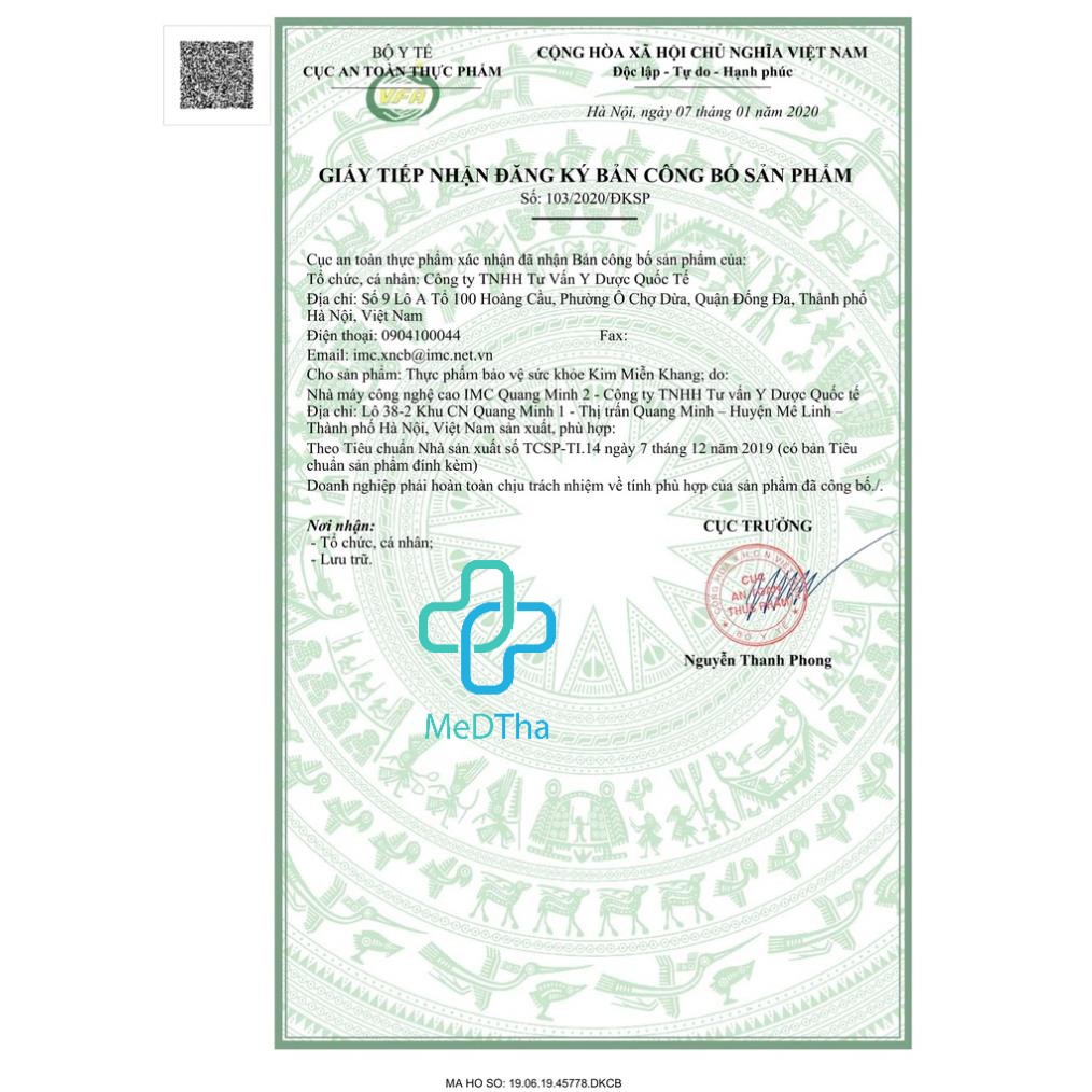 Kim Miễn Khang - Hỗ trợ Lupus Ban Đỏ, Vảy Nến, Bệnh Tự Miễn (Hộp 90 viên / 180 viên) [Chính Hãng]