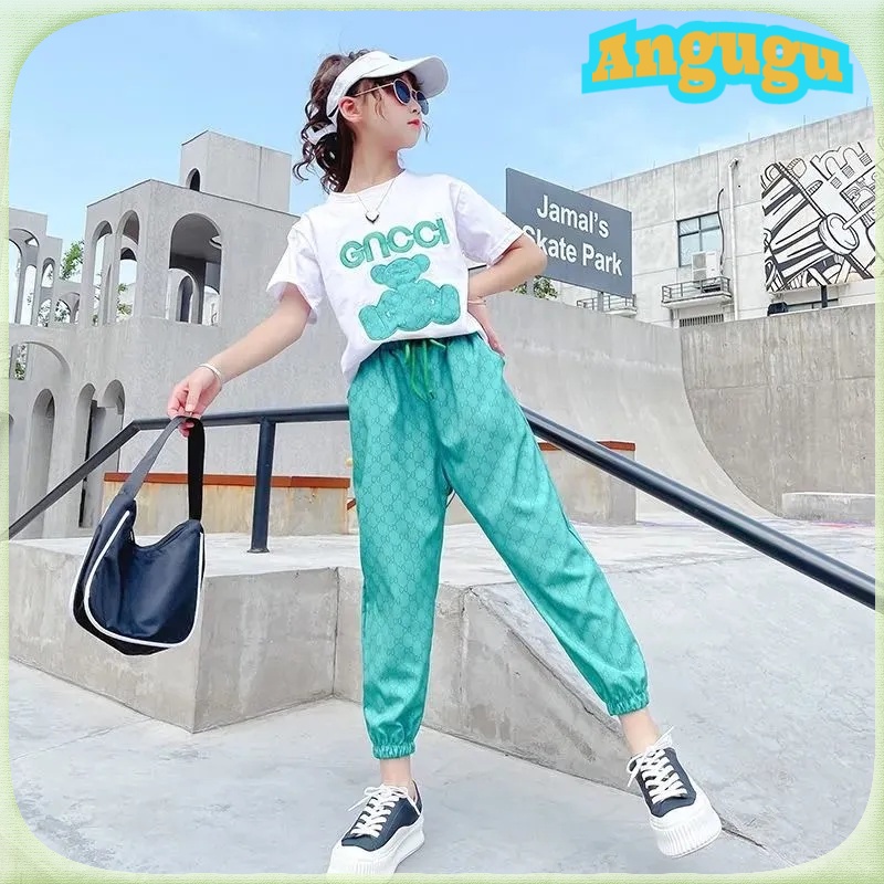 Set 2 Món Áo Kiểu + Quần Short Thời Trang Hàn Quốc Chất Lượng Cao Cho Bé Gái Từ 3-4 - 5-6 - 7-8 - 9-10 - 11-12 Tuổi