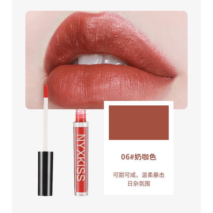 [Hàng mới về] Bộ 6 Son Kem Lì Dưỡng Ẩm Lâu Trôi Bền Màu