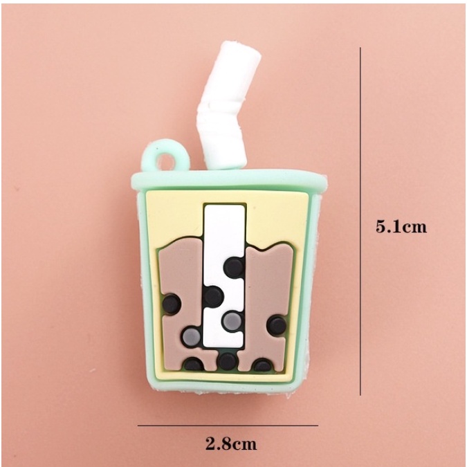 Móc khóa trà sữa thơm ngon Clovershop68