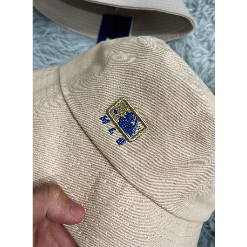 | Tổng hợp | Nón kết thời trang MLB NY YANKEES BUCKET HAT BEIGE Freesize - Ảnh thật 100%