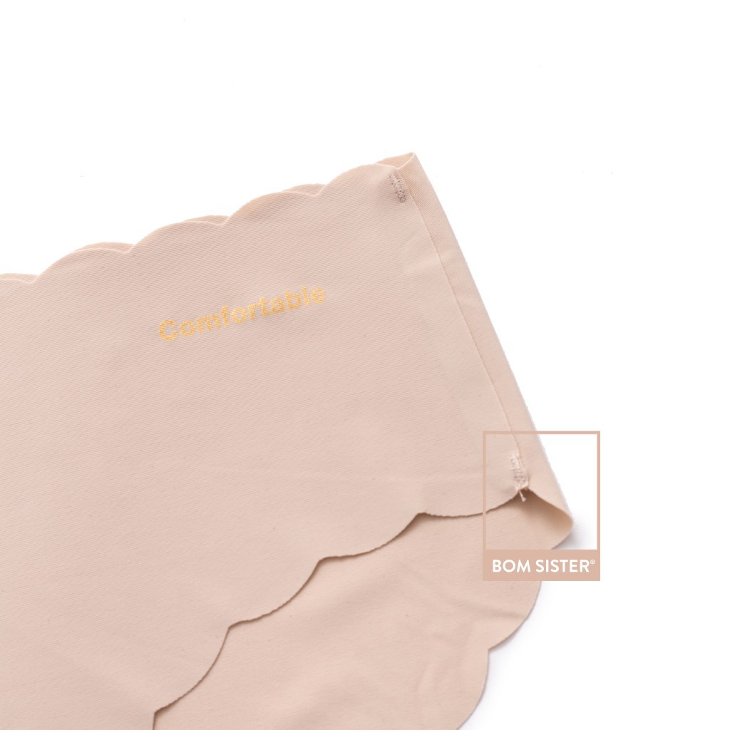 [Mã FAMALLT5 giảm 15% đơn 150k] Quần lót su đúc cắt viền màu trơn lưng vừa BOM SISTER Q1004 | BigBuy360 - bigbuy360.vn