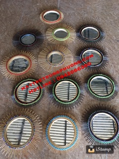 Gương tre trang trí