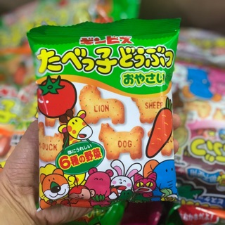 1 gói Bánh quy hình thú Ginbis Nhật Bản bổ sung DHA