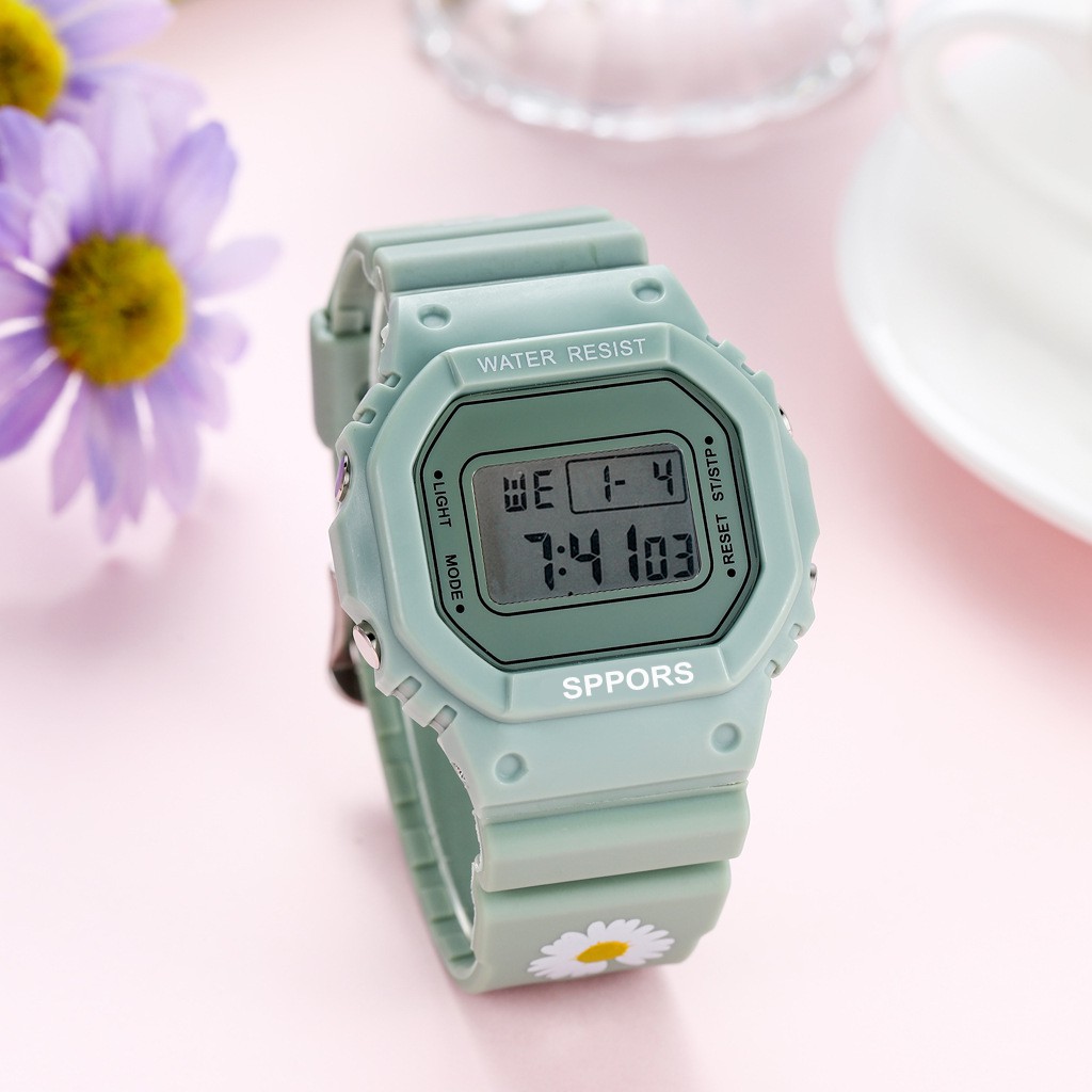 Đồng hồ điện tử nam nữ Sports S445 thể thao chống nước tốt, full chức năng | BigBuy360 - bigbuy360.vn