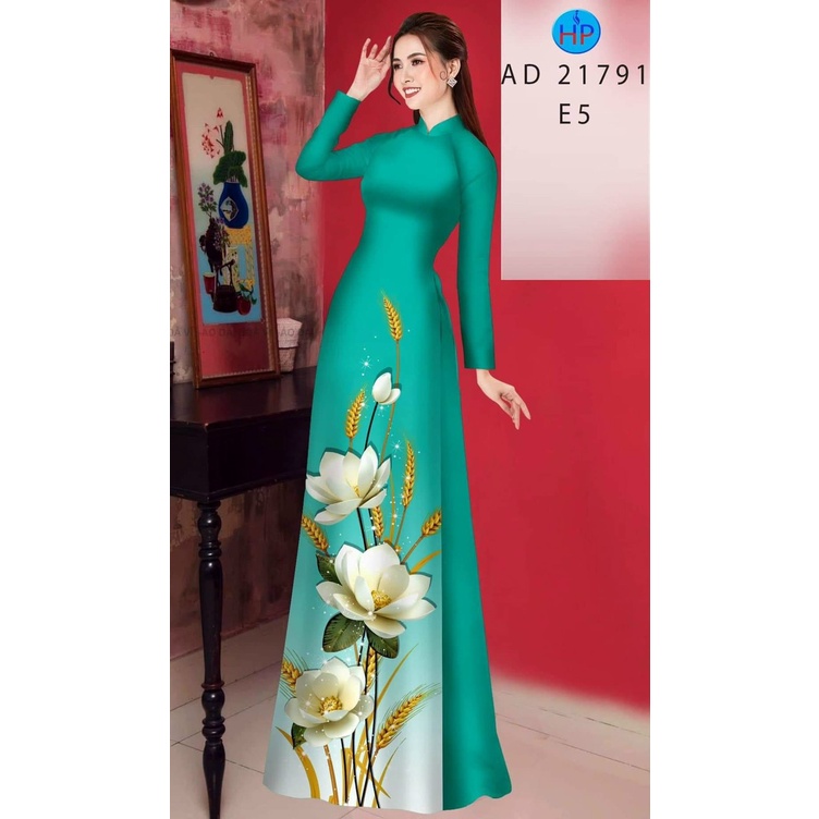 ÁO DÀI IN 3D ĐỦ SIZE CỔ 2P TAY TÀI