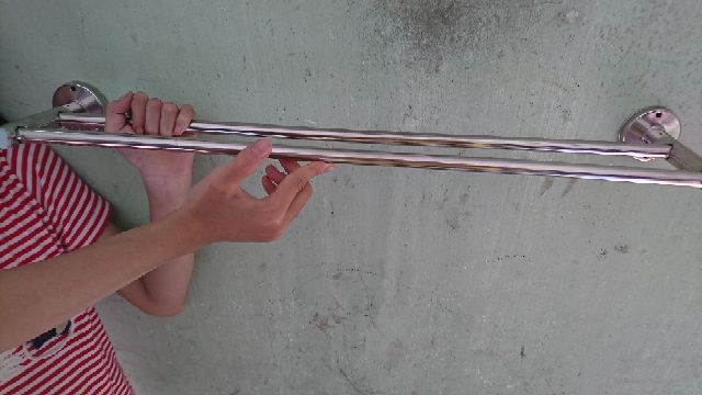 Vắt khăn đôi inoc dài 80cm