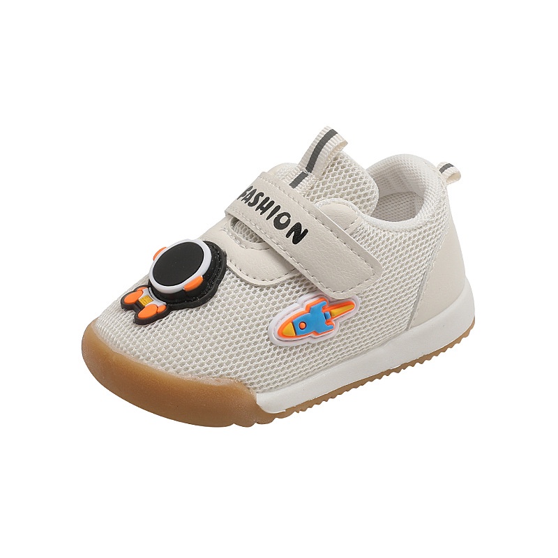 SUGE Giày Sneaker Đế Mềm Thoáng Khí Có Đèn LED Dành Cho Trẻ Em