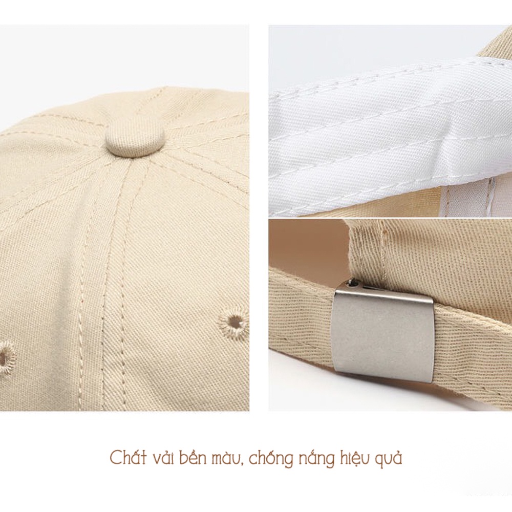 Mũ lưỡi trai nón kết hình thêu form unisex thích hợp cho nam và nữ - Hot shop