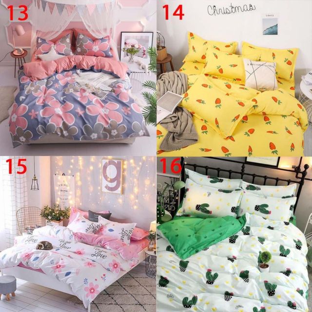 (rẻ vô địch) Bộ chăn ga gối sét 5 món (Cotton nhập khẩu cao cấp khách hàng được chọn mẫu khi đến shop)