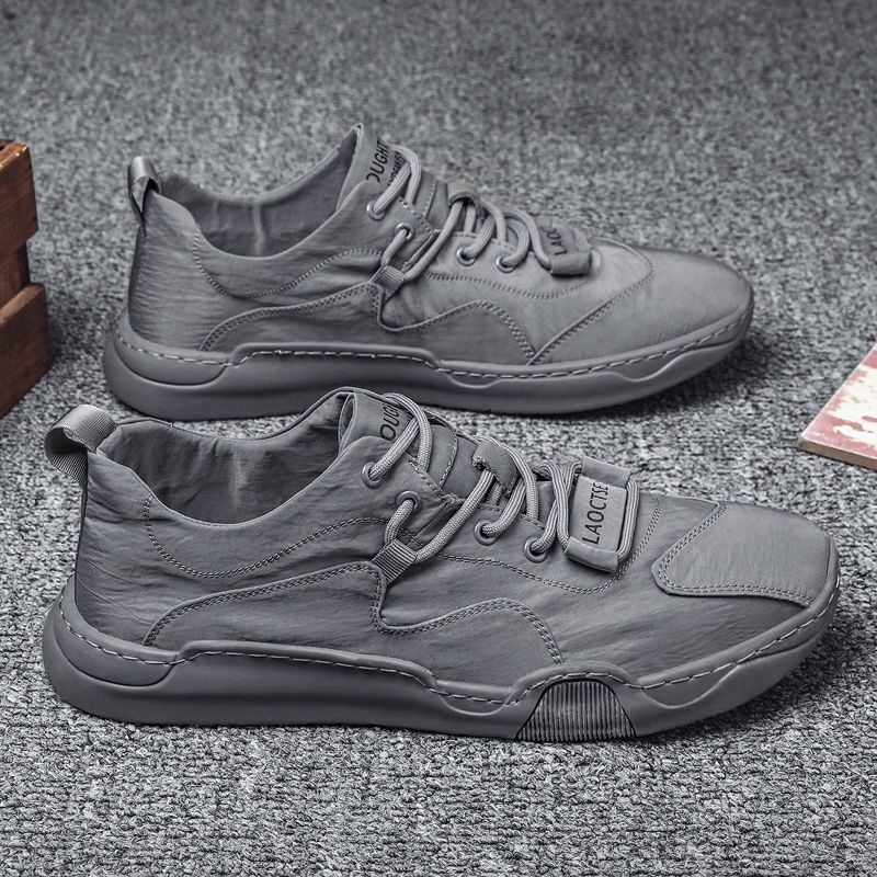 Giày Thể Thao Vải Bạt Lụa Băng Thoáng Khí Thời Trang Hè 2021 Cho Nam