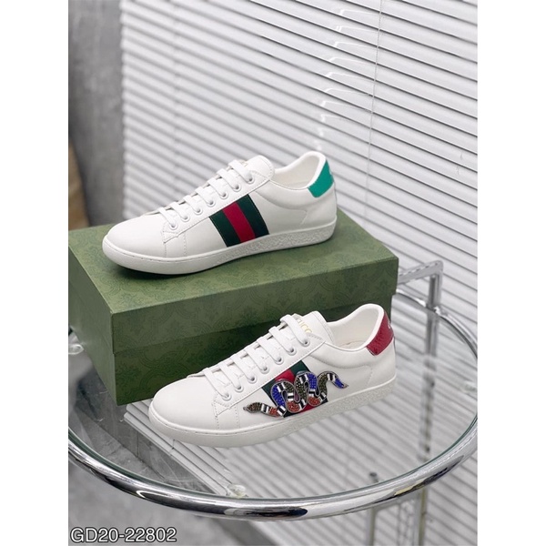 Giầy Nam Sneaker G.C Rắn Đá Gót Xanh GD20