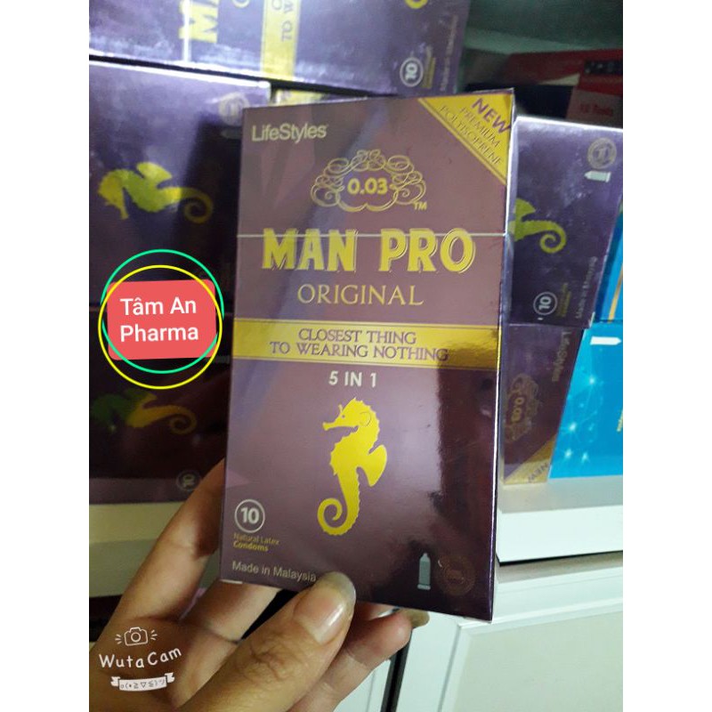 Bao cao su Man Pro siêu mỏng nhập khẩu Malaysia chống xuất tinh sớm