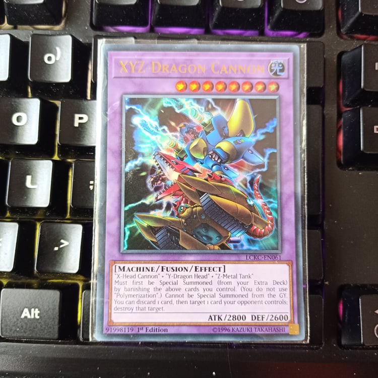 Bài Yu-Gi-Oh! XYZ-Dragon Cannon - LCKC-EN061 - Ultra Rare