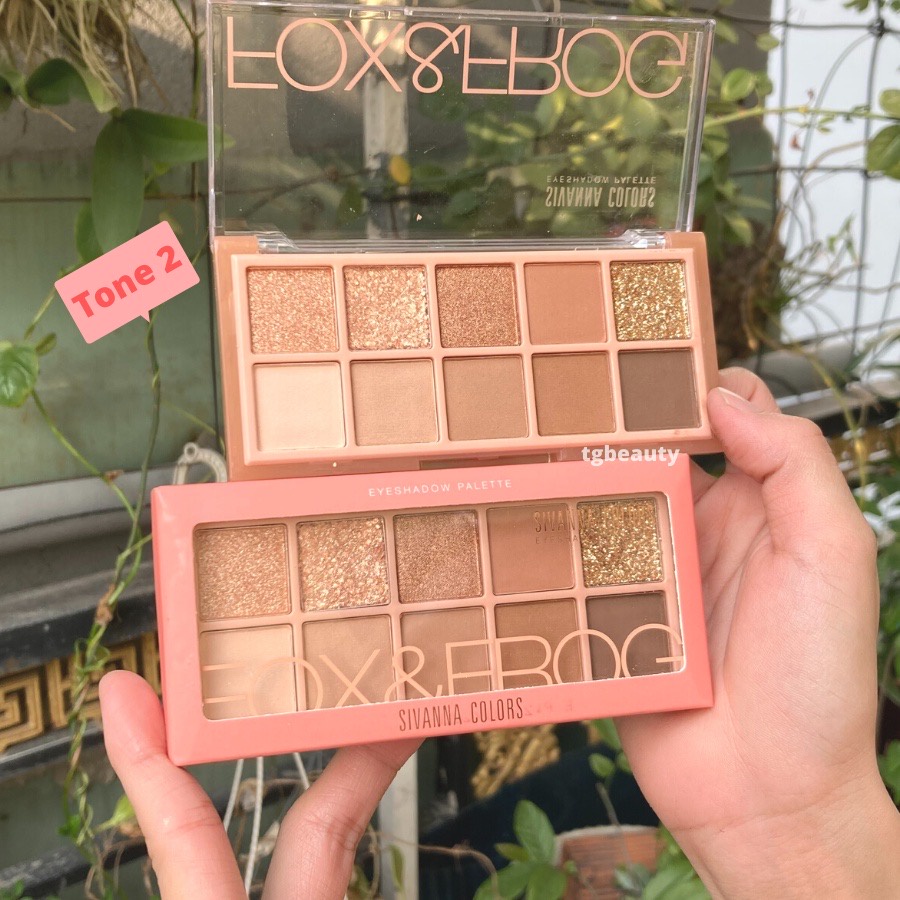 BẢNG PHẤN MẮT SIVANNA FOX & FROG EYESHADOW PALETTE - HF158