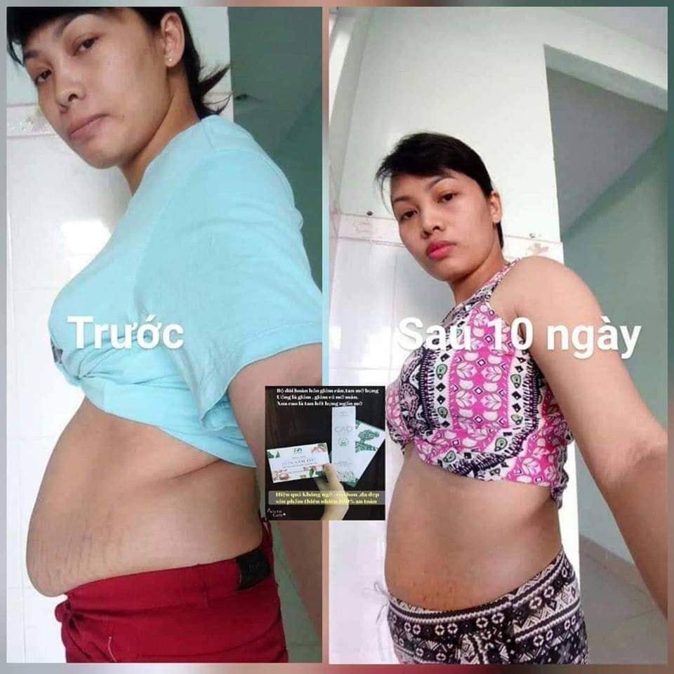 Trà thảo mộc giảm cân hoa sâm đất ZN thường plus