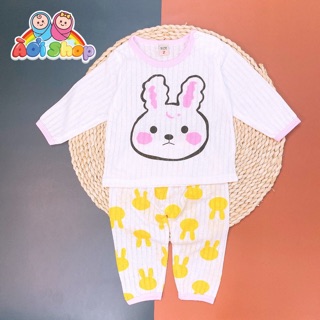 Bộ cotton giấy dài cài vai
