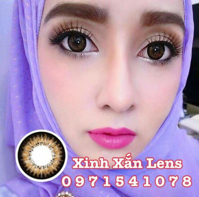 Lens thời trang nâu tự nhiên