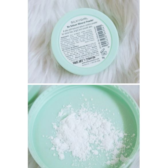 Phấn Phủ Dạng Bột Kiềm Dầu Cho Da Mịn Màng Silkygirl No Sebum Mineral Powder 5g