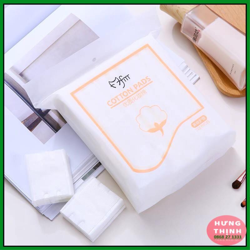 Bông tẩy trang 3 lớp Cotton Pads Túi 222 miếng Nội Địa Trung