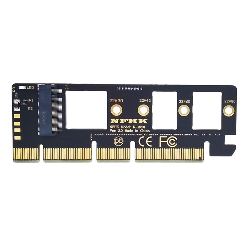 Card Mở Rộng M.2 Nvme Ssd Sang Pcie 3.0 X16 / X8 / X4 Hỗ Trợ Thẻ Ssd 2230 2242 2260 2280 Size Ssd | BigBuy360 - bigbuy360.vn
