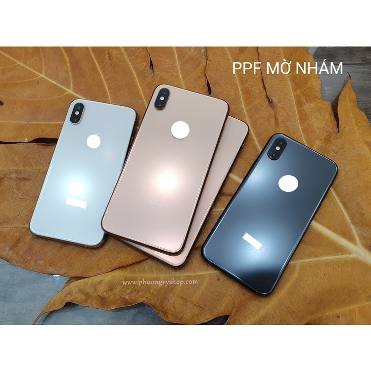 Dán PPF  NHÁM mặt sau và viền máy iPhone 15 15 plus 15 pro max X/Xs,Xs Max,11,12,13 PKTC