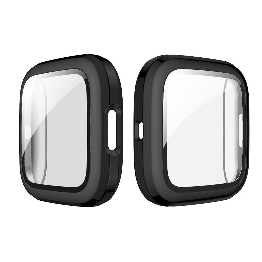 JONYE Ốp Bảo Vệ 360 Độ 9H Mặt Kính Cường Lực Cho Đồng Hồ Thông Minh Fitbit Versa 2