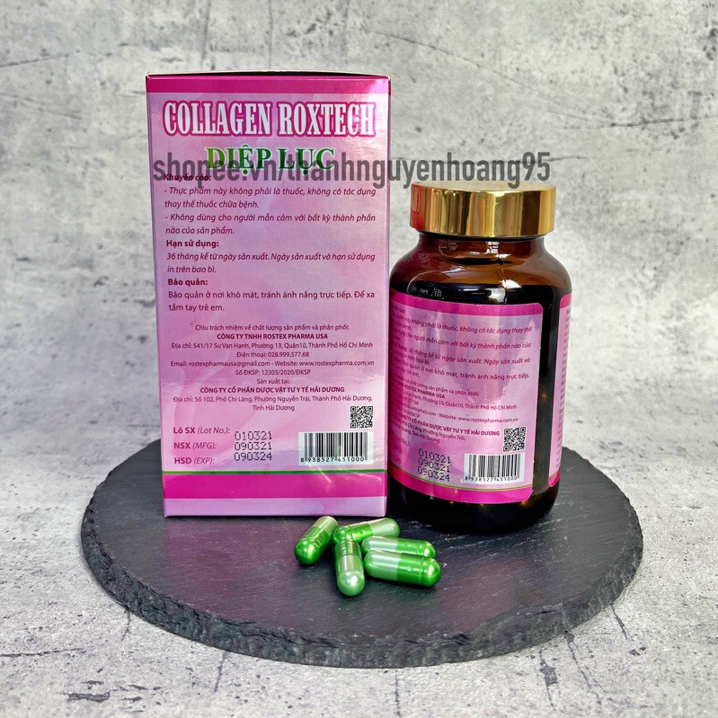 COLLAGEN TEX DIỆP LỤC Phiên bản mới bổ sung biton hỗ trợ làm đẹp da, trắng sáng da, ngăn ngừa lão hoá