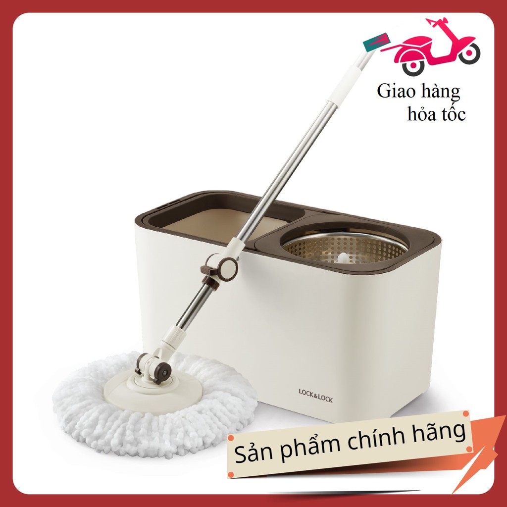 Bộ Cây Lau Nhà Lock&amp;Lock Chính hãng Dual Bucket ETM478