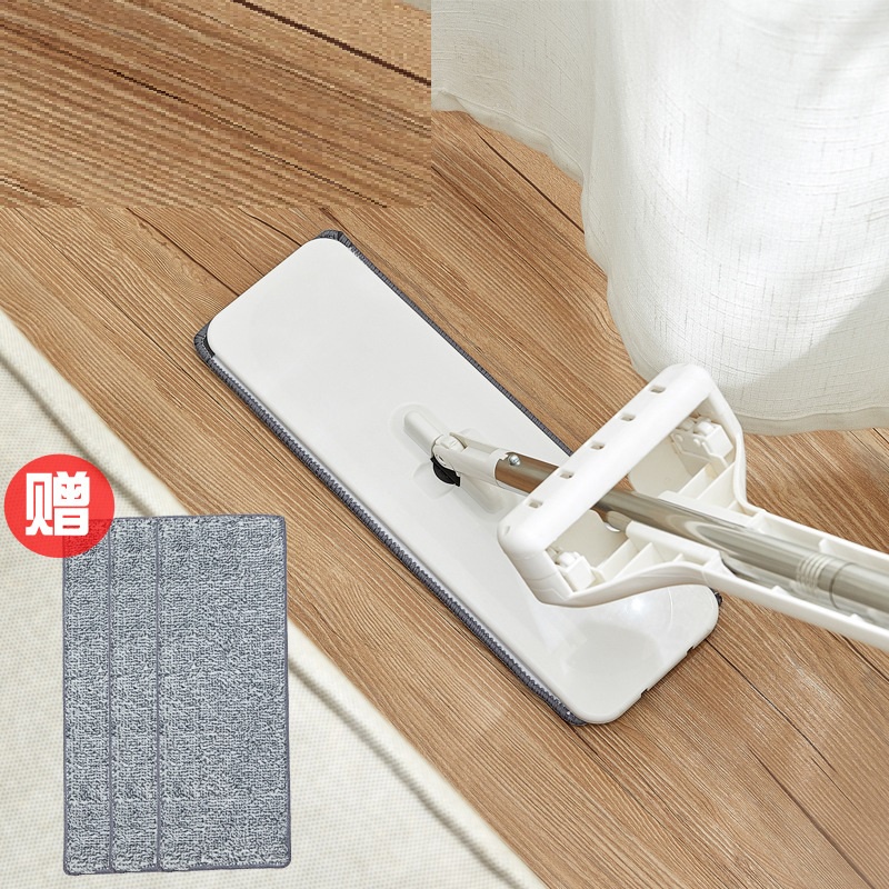 Chổi lau nhà tự vắt thông minh spin tặng 1 bông lau [ tổng 2 bông lau ]