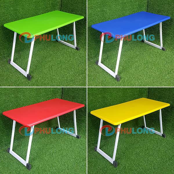 Bàn nhựa chân gấp cho trẻ mầm non, mẫu giáo PL0107 | BigBuy360 - bigbuy360.vn