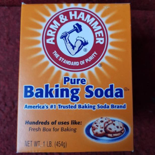 Muối Backing soda 454g dùng làm bánh, ngâm hoa quả - Healthy