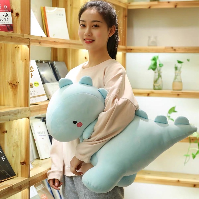 Gấu bông khủng long Miniso thú bông thú nhồi bông gấu bông cho bé, gối ôm khủng long cao cấp siêu rẻ 40 60cm Mascot