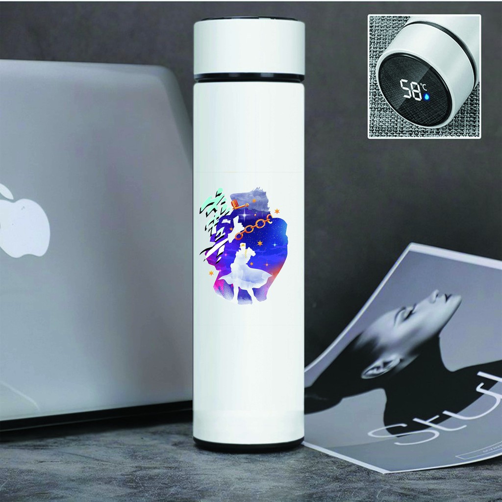 Bình Giữ Nhiệt IN HÌNH Boku No Hero Academia JoJo's Bizarre Adventure Assassination Classroom Naruto anime INOX m02