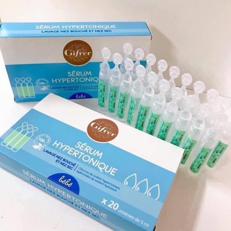 Fysoline - Nước muối sinh lý Pháp - Vệ sinh mắt, mũi, miệng cho bé