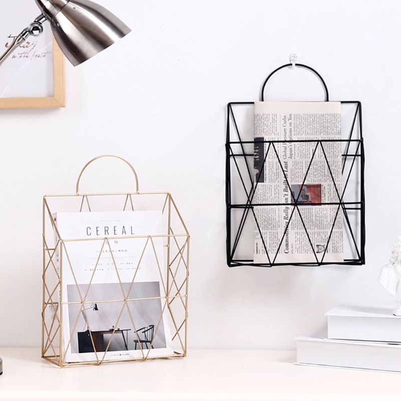 Giá Đựng Sách / Tạp Chí / Tài Liệu Để Bàn Phong Cách Bắc Âu Tiện Dụng Cho Gia Đình / Văn Phòng