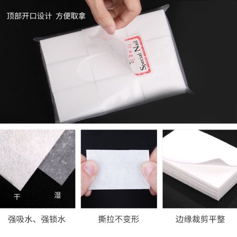 Giấy lau gel cứng không để lại lông (900 miếng) | BigBuy360 - bigbuy360.vn