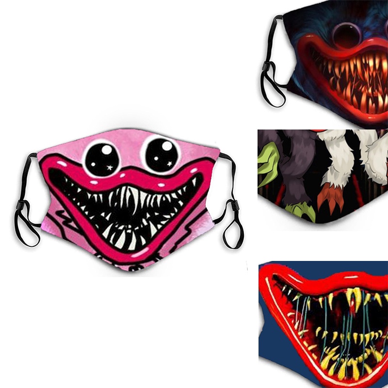 Mặt Nạ Cotton Hình Chú Heo Đáng Yêu Cho Halloween