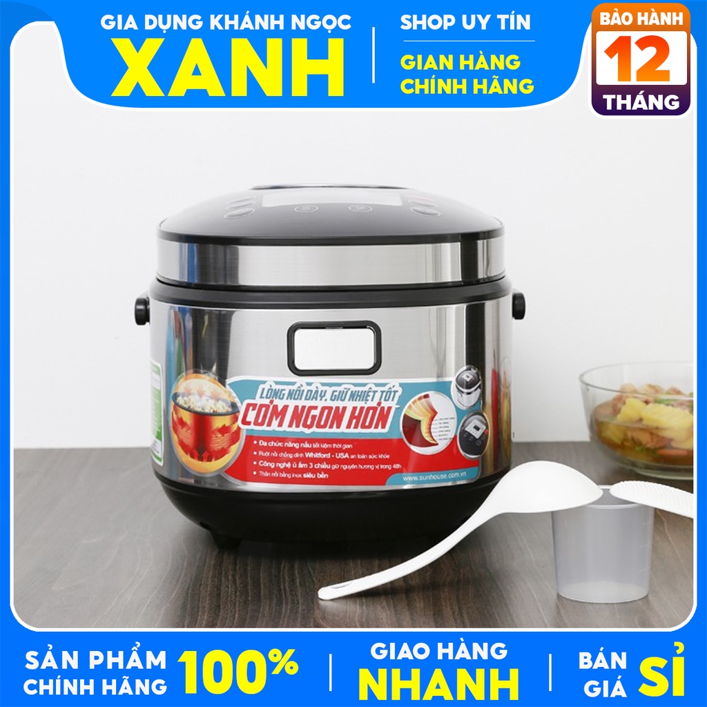 Nồi cơm điện tử Sunhouse mama 1.8 lít SHD8903 hàng trưng bày