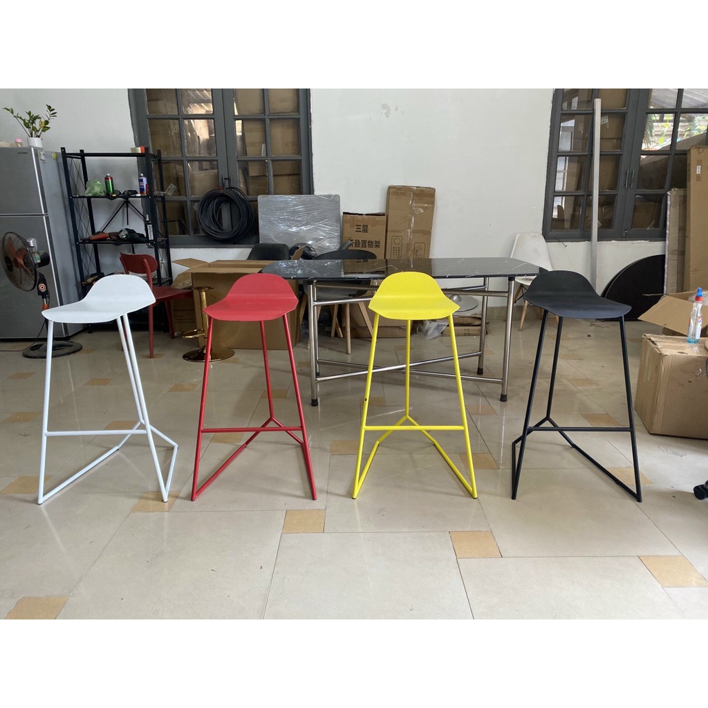 Ghế quầy bar full thép sơn tĩnh điện TM710