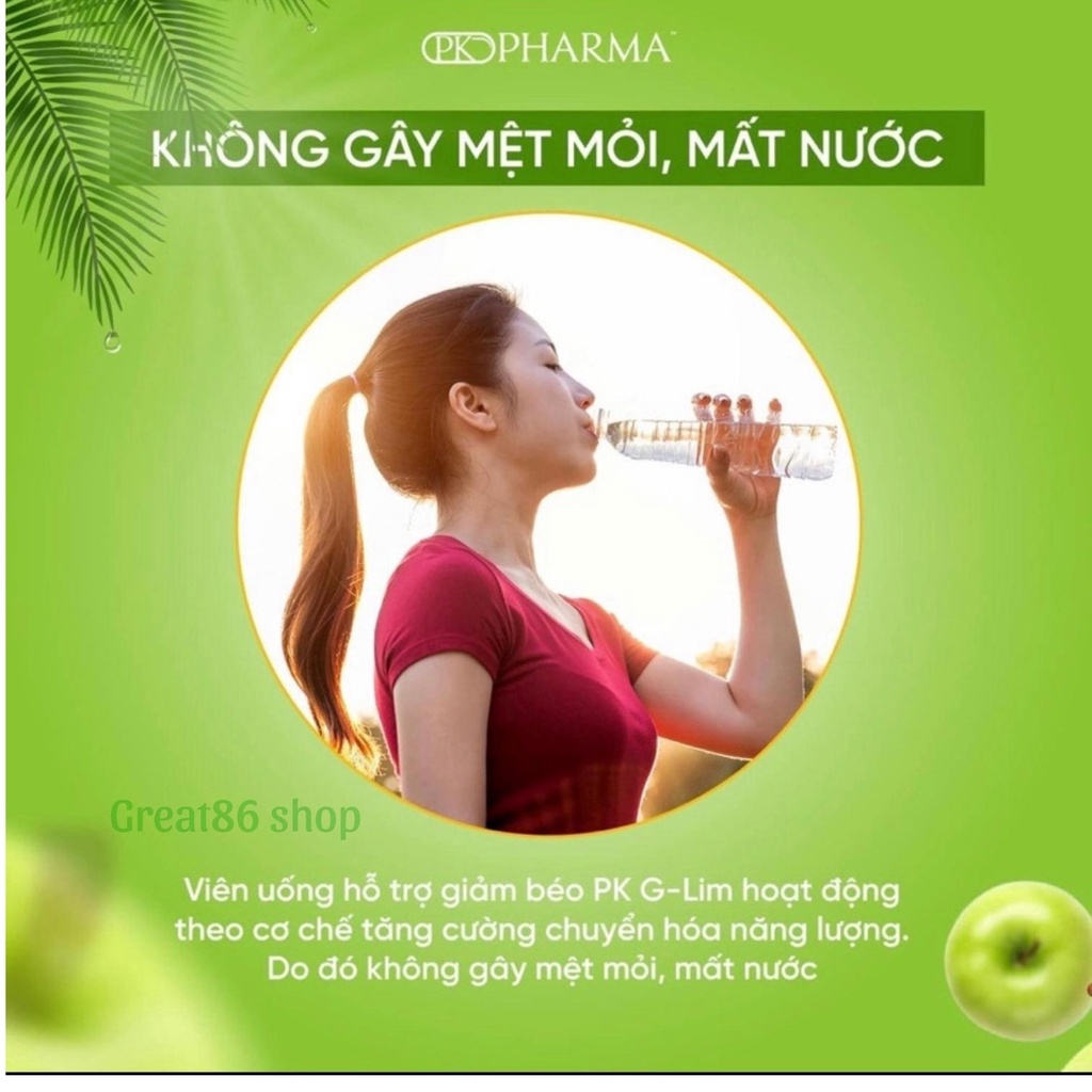 Giảm cân great86 viên uống hỗ trợ giảm béo PK G LIM Dr Lacir hỗ trợ giảm cân an toàn hiệu quả dáng đẹp eo thon