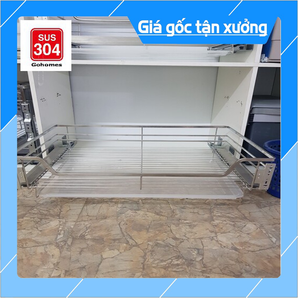 Giá để xoong nồi tủ bếp cao cấp inox 304 chính hãng - BẢO HÀNH 10 Năm