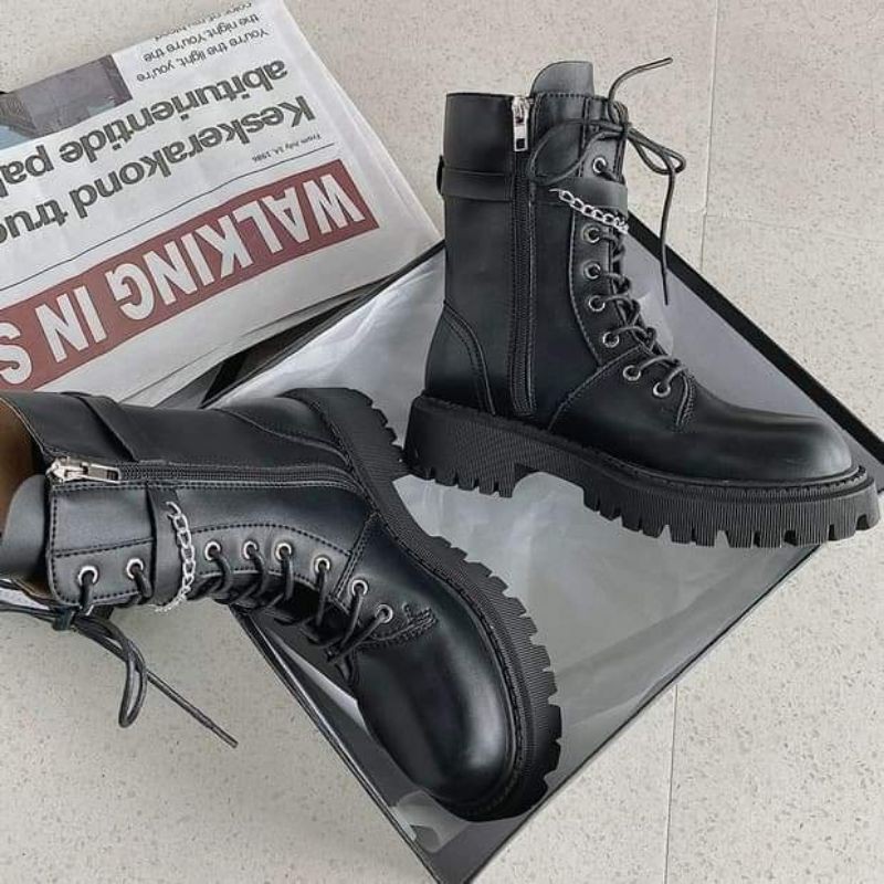 (SẴN) Boots ulzzang B35 cao 4cm | BigBuy360 - bigbuy360.vn