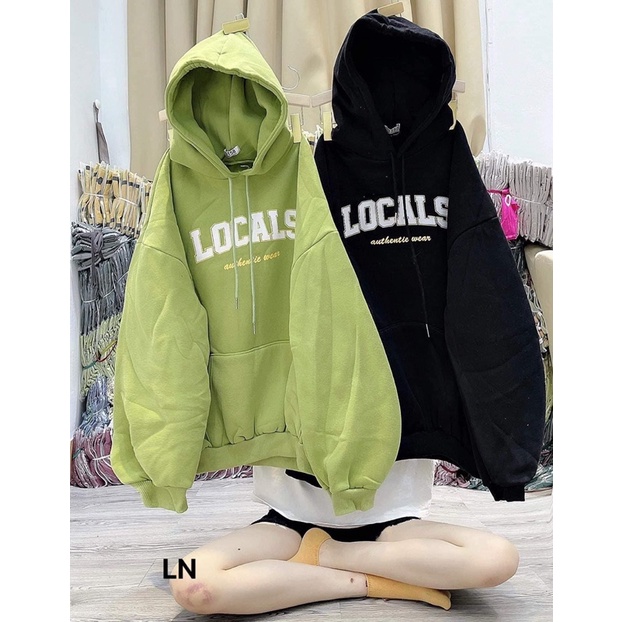Áo hoodie mũ 2 lớp LOCALS DA6