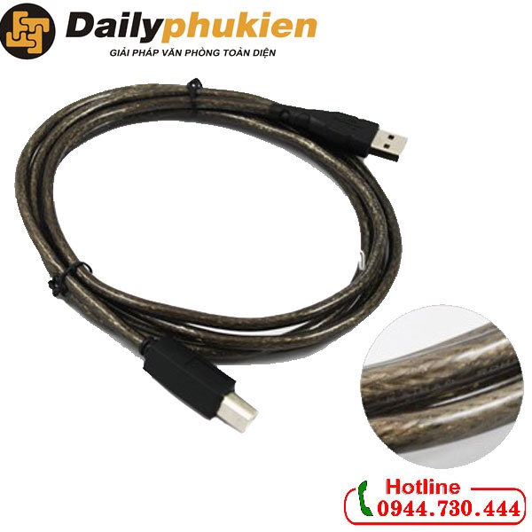 Cáp USB máy in 1.8m Unitek Y-C419 dailyphukien