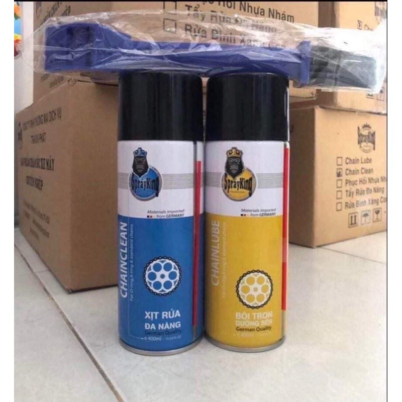 COMBO RỬA SÊN, DƯỠNG SÊN SPRAYKING TẶNG KÈM BÀN CHẢI