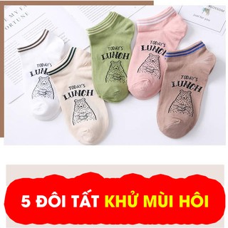 COMBO 5 ĐÔI TẤT CỔ NGẮN