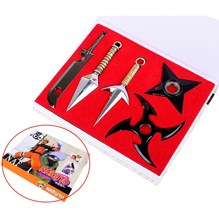 Mới Combo Kunai Naruto 💝FREESHIP💝 Bộ Mô Hình Naruto 5 món - Kunai Cosplay Ninja Naruto HAUS  Store