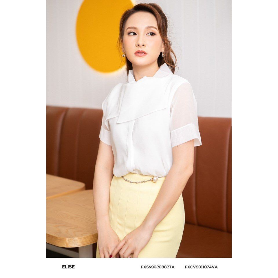 [Mã WABRLOW5 giảm 15% đơn 300K] Chân váy vàng thiết kế xích Elise | BigBuy360 - bigbuy360.vn